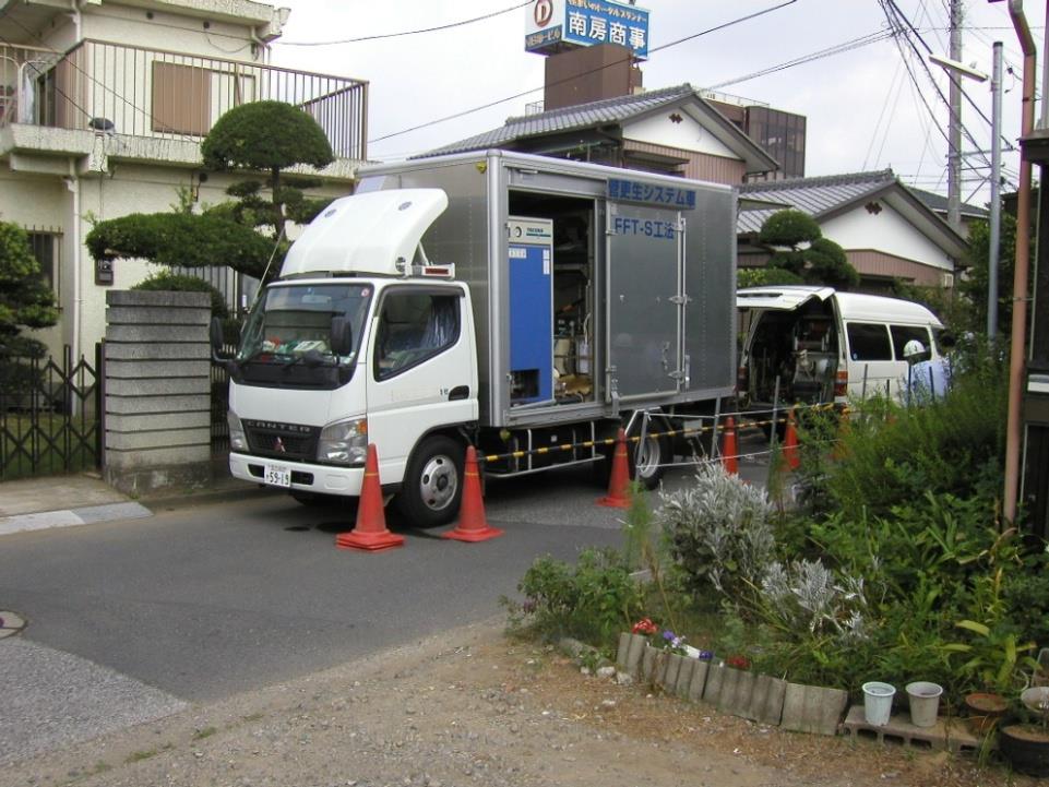 コンパクトな施工設備